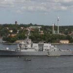 Famed US warship docks in Stockholm