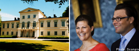 Sweden gifts palace to Victoria and Daniel