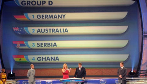 Germany faces Australia, Ghana and Serbia
