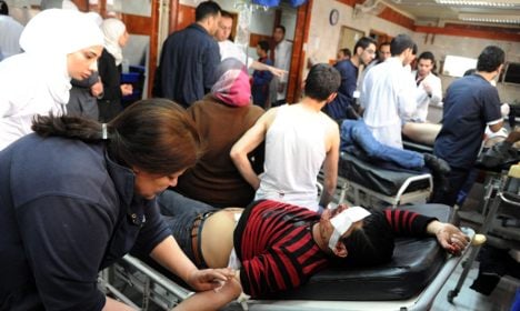 Syrian wounded fly to Germany for help