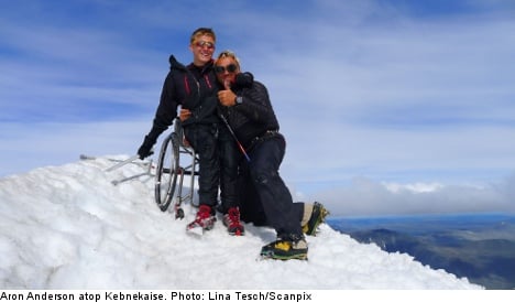 How I climbed Sweden's highest mountain - with a wheelchair