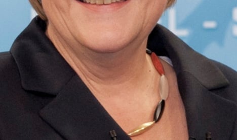 Merkel's necklace gets its own Twitter account