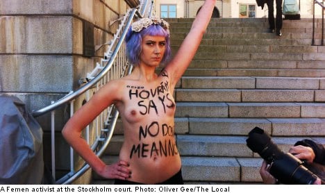 Naked girls getting gang rape Topless Activists Protest Gang Rape Acquittal The Local