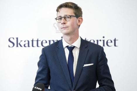 Tax Minister Karsten Laurtizen. Photo: Jens Nørgaard Larsen/Scanpix 2015