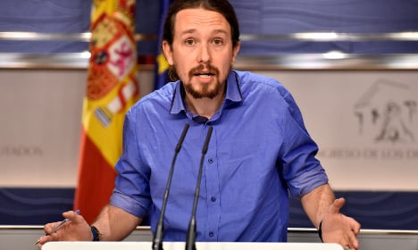 Spain’s Podemos ahead of Socialists as election looms