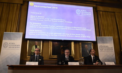 BLOG: Sweden's Nobel Prize in Economics 2016