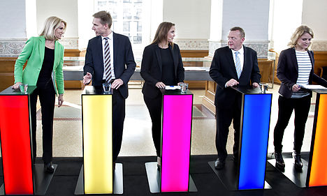 In Danish elections, the heads of the major parties face off in a number of debates. File photo: Keld Navntoft/Scanpix