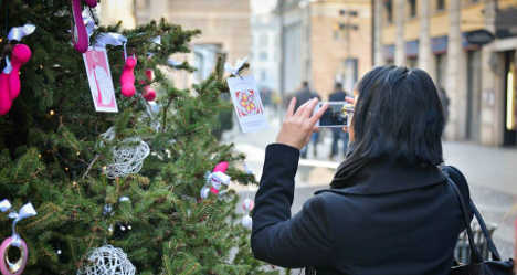 Milan's 'dildo' Christmas tree sparks uproar