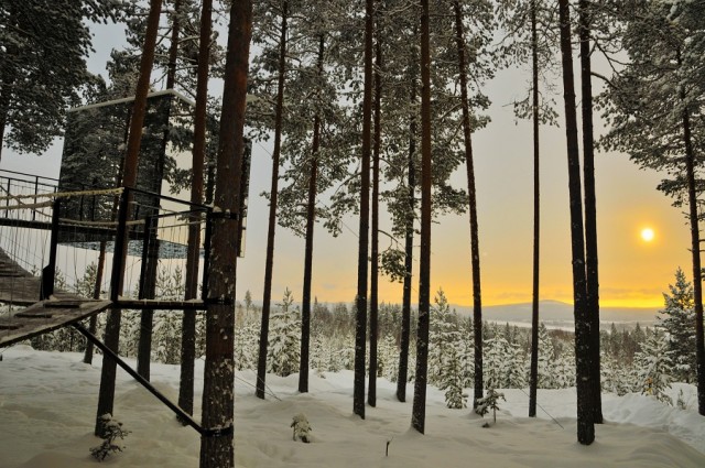Treehotel, Mirrorcube in Harads, Sweden