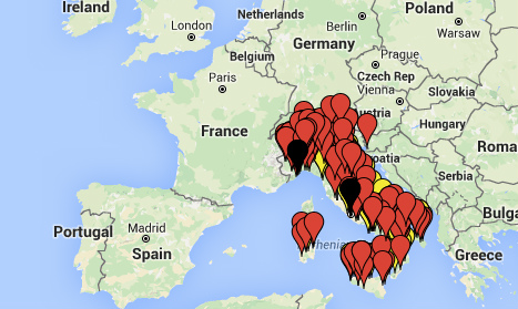 Hundreds of Italian paedophile priests outed in shocking map