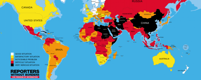 World Press Freedom Map
