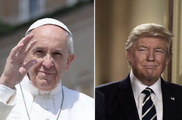 Donald Trump's team is organizing a meeting with Pope Francis