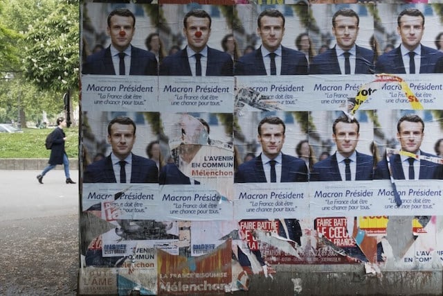 Macron team blasts 'massive hacking attack' on eve of vote