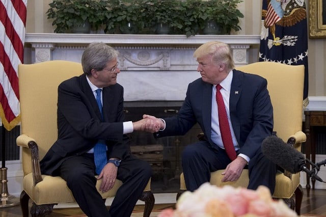 Trump says Italy is 'key partner', but contradicts Gentiloni on Libya