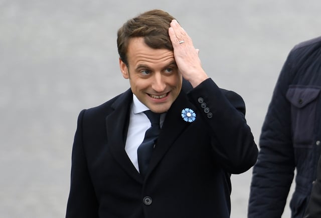 Who's the big secret Emmanuel Macron has been hiding? 