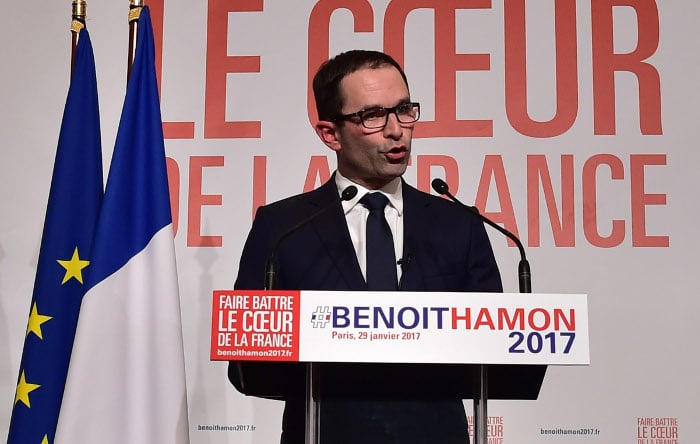Leftist rebel Hamon easily wins French Socialist primary runoff against former PM Valls