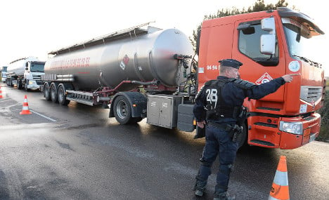 French fuel tanker strike threatens stocks at petrol stations