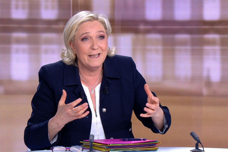 Belligerent Marine Le Pen fails to convince in 'undignified' live debate