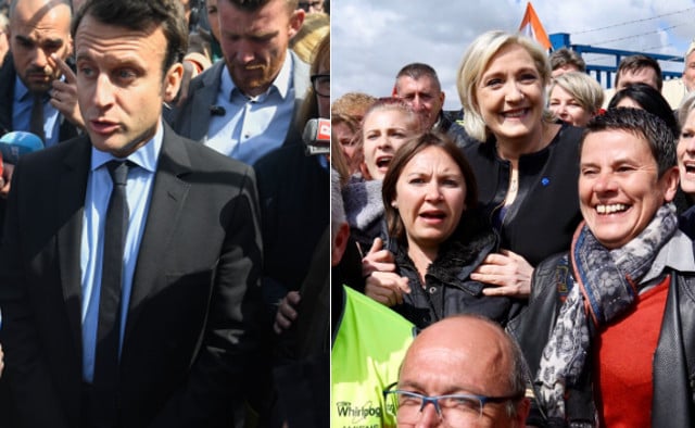 The Battle of Amiens: Macron jeered by Whirlpool workers after Le Pen's publicity stunt