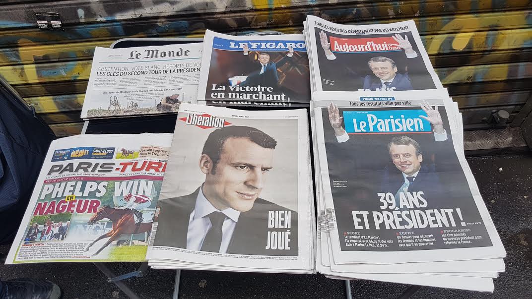 'France avoided a clinical death': How French media reacted to Macron's win