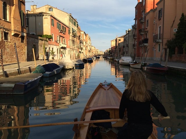 'Rowing in Venice is unique - it's the closest you'll get to walking on water'