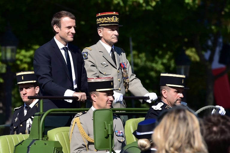 BREAKING: France's top military chief quits after public bust up with Macron