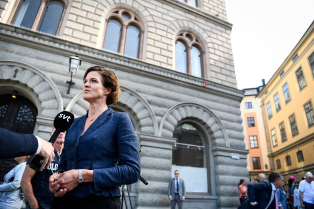Fresh calls for Swedish opposition Moderate leader to be replaced