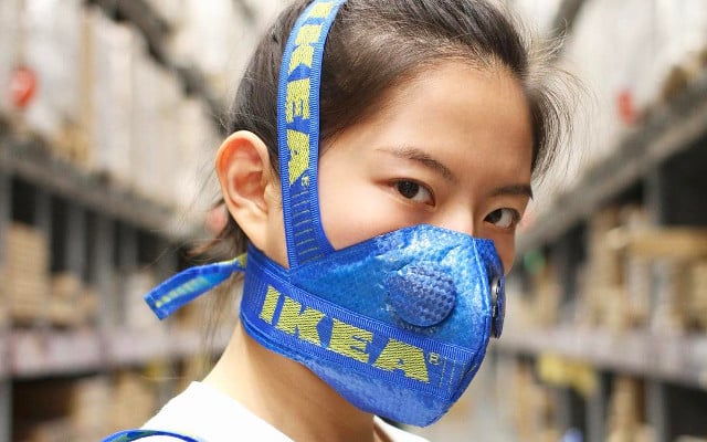 Meet the Chinese designer making pollution masks out of Ikea bags