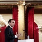Macron urges lifting of Qatar embargo
