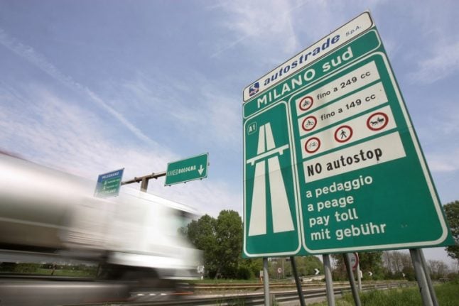 The most dangerous road in Italy is a motorway near Milan