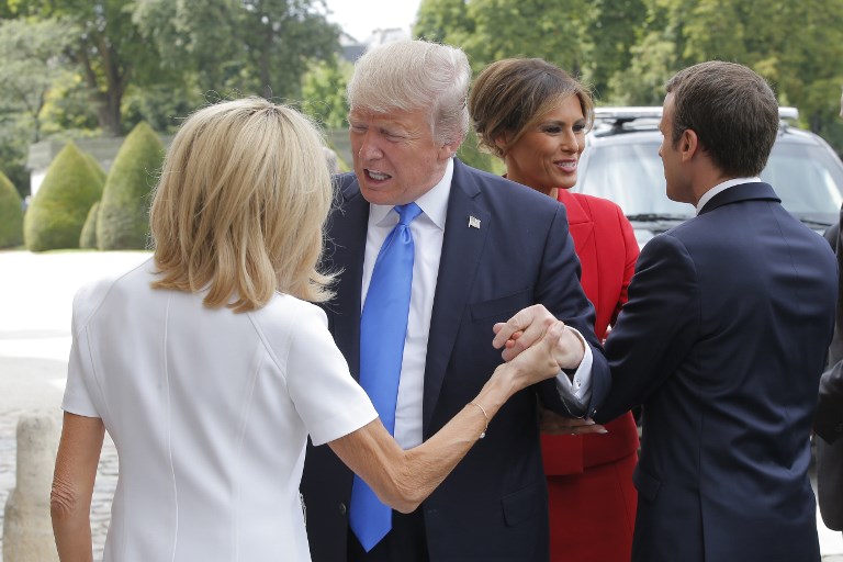 Trump's 'inappropriate' comments about Brigitte Macron's body mar Paris visit