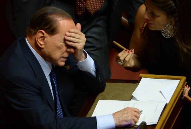 Silvio Berlusconi was ejected from the Italian senate under the Severino Law in 2013 following a conviction for tax fraud.