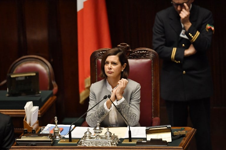 Outcry after Northern League youth group burns model of Laura Boldrini, Italy's parliamentary speaker