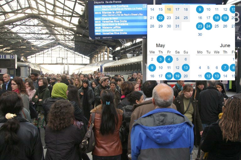 French rail strikes: The 37 days to avoid train travel in France this spring