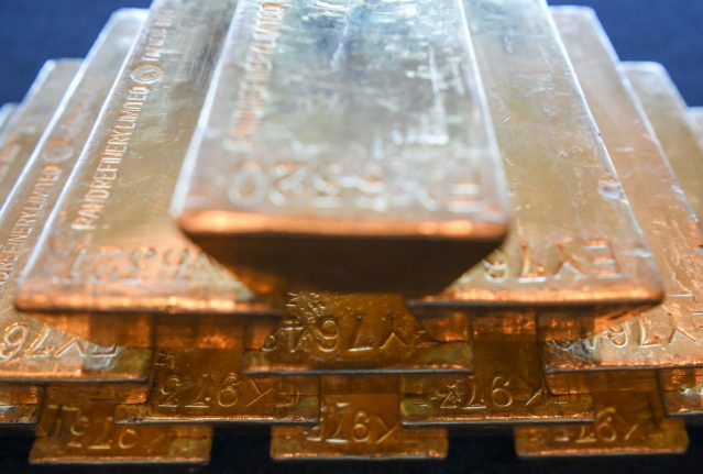 Finally home, Bundesbank’s gold goes on show