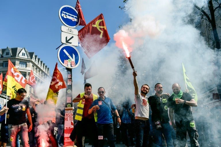 'Privatisation is hell': Protesting French rail workers defend their strikes