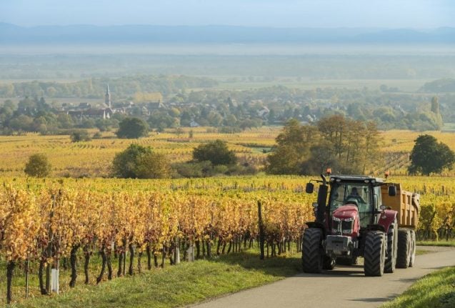 Drunk Frenchman on tractor runs over and kills two children