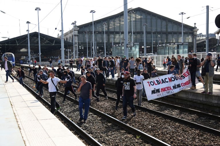 French train services severely disrupted as unions step up strike action