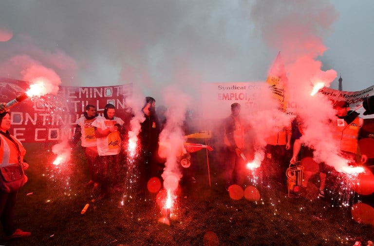 French rail strikers resort to sabotage as movement grows militant
