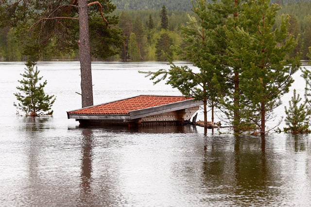 IN PICTURES: Thawing snow causes floods in northern Sweden