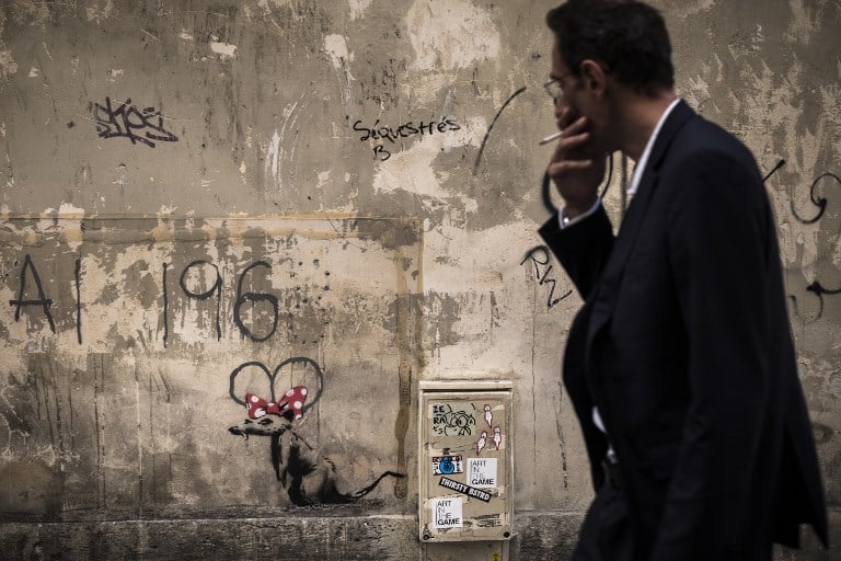 Banksy confirms Paris street art 'blitz' a tribute to rebels of 1968