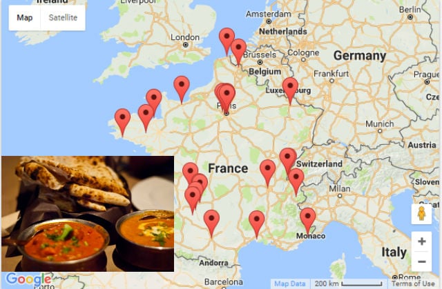 Map: These are 'the best' places to get a curry in France 
