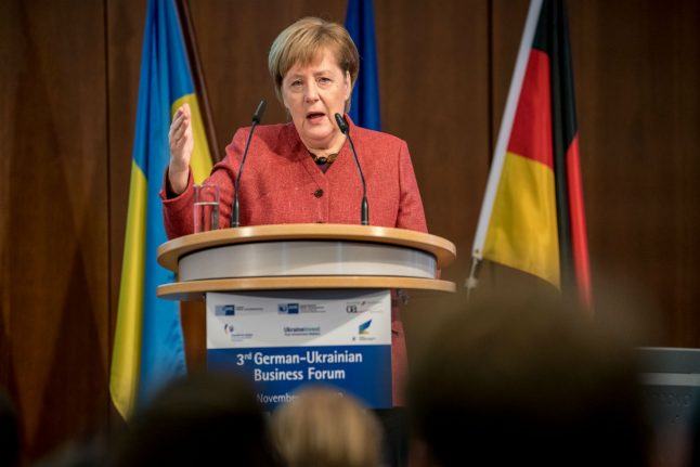 Merkel warns ‘no military solution’ to Ukraine conflict