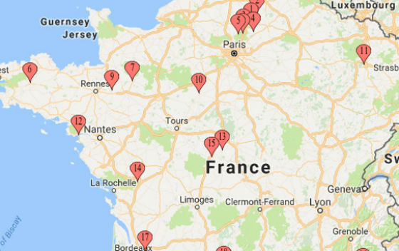 Map: The towns in France where you can travel around for free