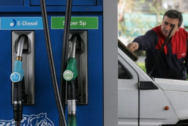 Price of petrol in Italy spikes at more than €2 a litre