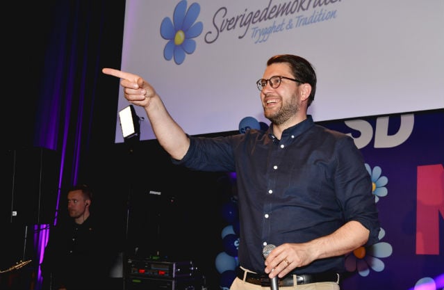 Sweden's populists brush off groping scandal to score big in EU polls