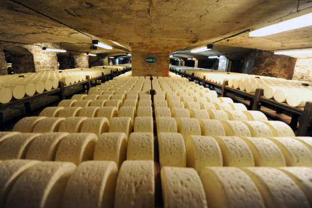 The village of Roquefort-sur-Soulzon in southern France is the only place Roquefort cheese can be made.