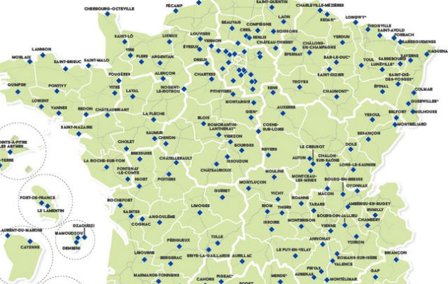 Map: The 222 towns across France set for a major makeover 