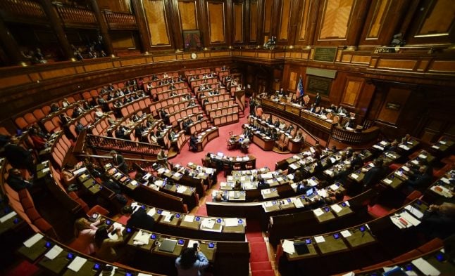 Italy to vote on slashing the number of seats in its parliament