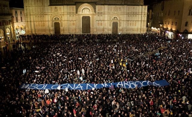 ‘Enough hate’: Who are the protesting ‘Sardines’ packing into Italian squares?